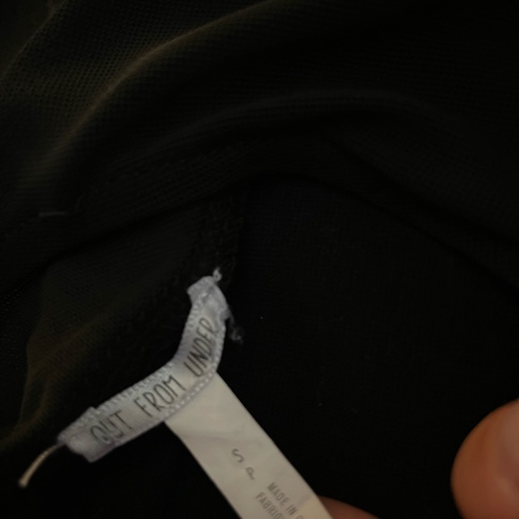 Body suit with mesh cutouts - Picture 2 of 4